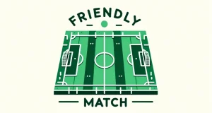 товарищеский матч постер